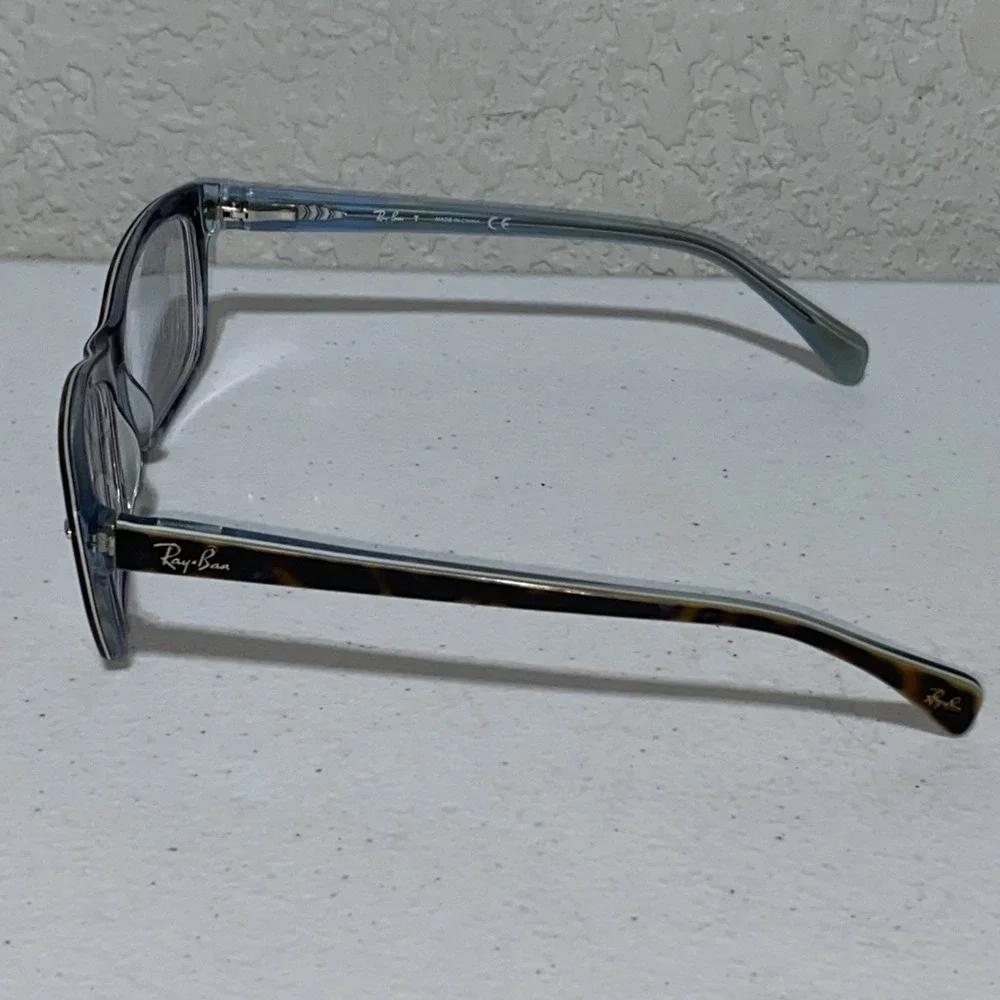 Ray Ban RB5255 Eyeglasses Glasses Frames Tortoise Brown Blue Full Rim 53-16-135